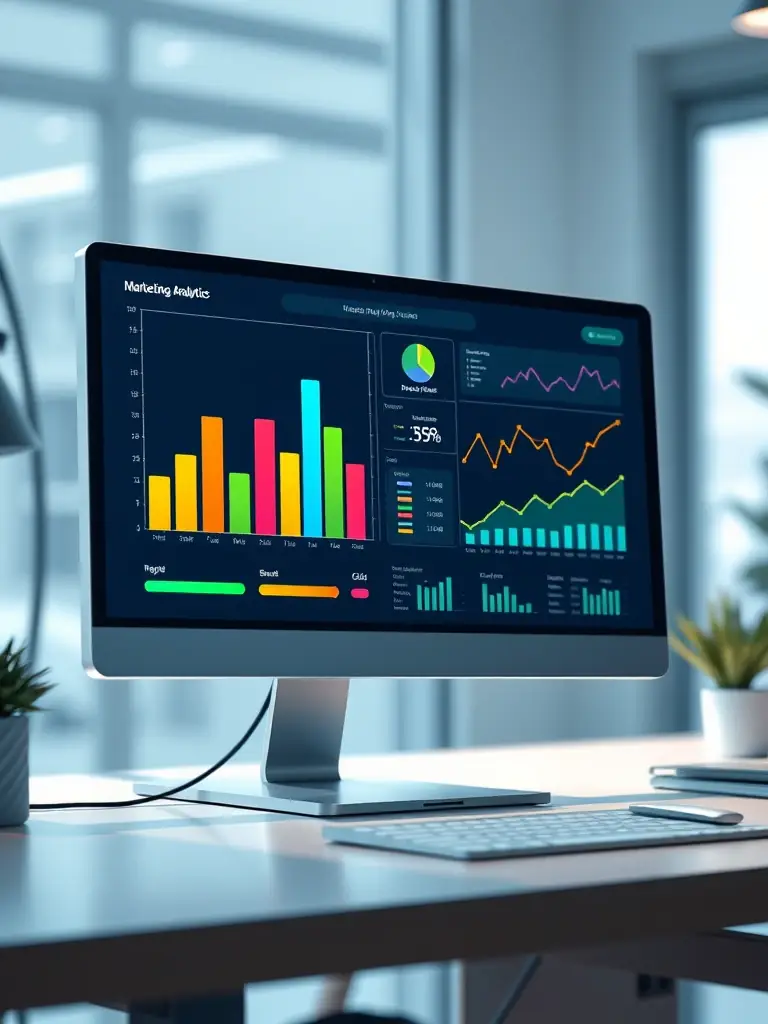 A dynamic image representing data-driven recruitment strategies, highlighting the use of analytics to identify top marketing talent.